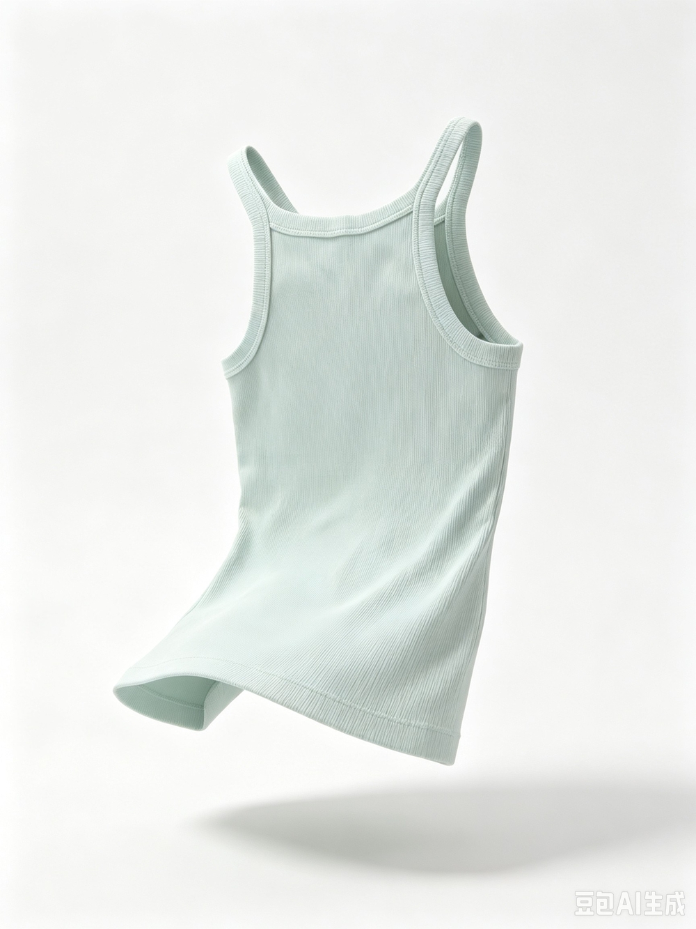 Fendi   Light Mint Ribbed Tank Top - Picture 2 of 10